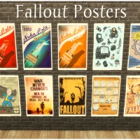 Fallout Posters - Sims 4